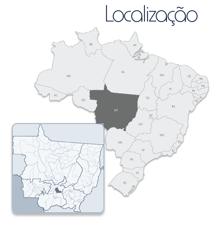 Localização Mato Grosso