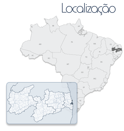 Localização Paraíba