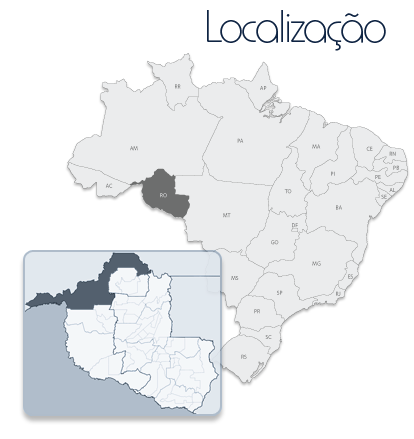 Localização Rondônia