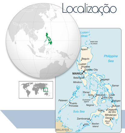 Localização Filipinas