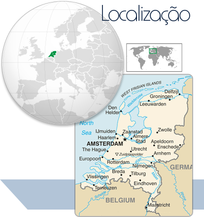 Localização Holanda