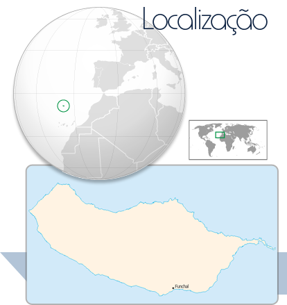 Localização Ilha da Madeira