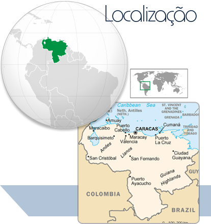 Localização Venezuela
